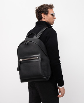 Tom Ford Чорний шкіряний рюкзак H0397LCL213S