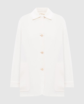 Max Mara Белое пальто ELIGIO из шерсти и кашемира ELIGIO
