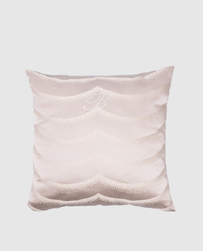 Blumarine Бежевая декоративная подушка Jasmine с кристаллами Swarovski H0000190007