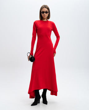 Vetements Красное платье с вышивкой логотипа WA65DR200R