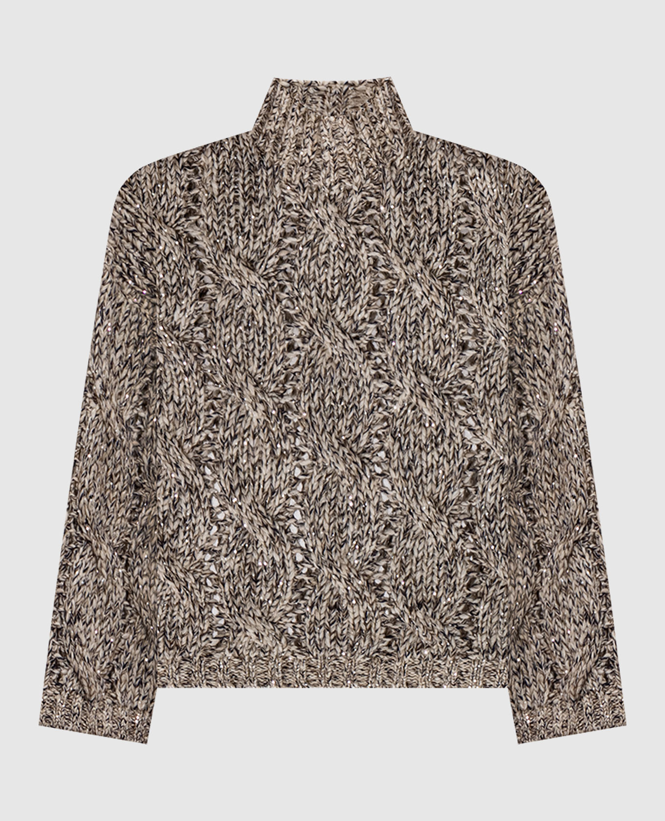 

Бежевый свитер с шерстью и кашемиром, Свитера