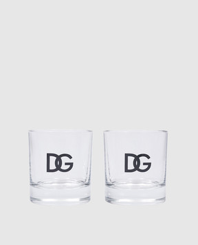 Dolce&Gabbana Набор стаканов с логотипом DG TCBS02TCAI2