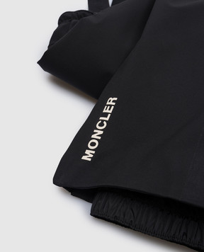 Moncler Grenoble ENFANT Детский черный горнолыжный комбинезон с логотипом J29572G000015306612