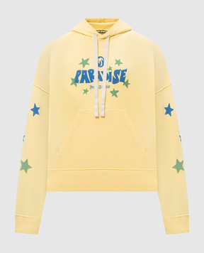 Palm Angels Желтые худи Paradise PMBB058S25FLE001