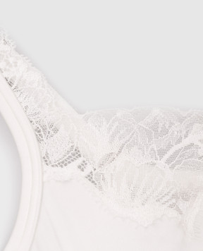 Wolford Белый лиф Eve full с кружевом 69788