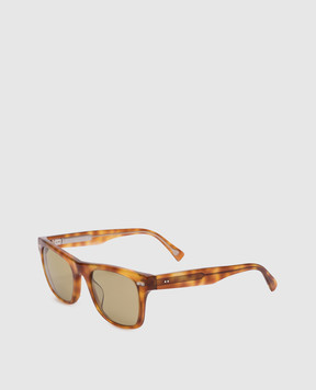 Brunello Cucinelli Коричневые солнцезащитные очки MOCSTEMS05