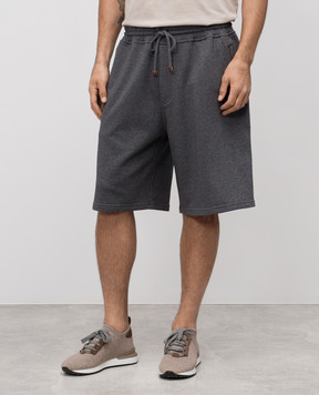 Brunello Cucinelli Сірі шорти MW8633318G