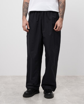 Vetements Чорні штани з логотипом UA66PA320Bm