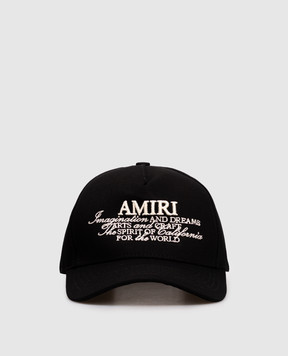 AMIRI Черная кепка SPIRIT с логотипом AMHACP1062