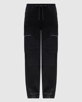 Moncler Grenoble Черные спортивные брюки с логотипом J20978H0000189AK8