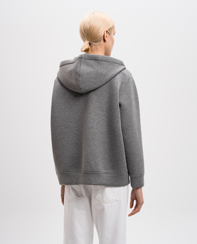 Max Mara Weekend Сіра меланжева спортивна куртка DOVERE DOVERE
