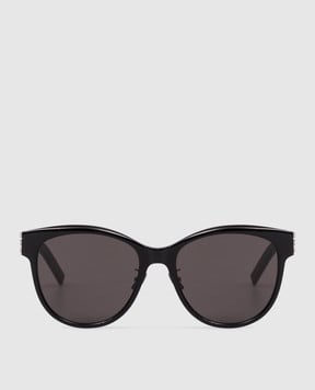 Saint Laurent Чорні сонцезахисні окуляри M107 з монограмою 714796Y9901