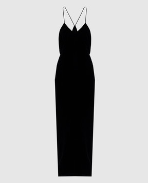 Tom Ford Чорна оксамитова сукня AB3593FAX1556