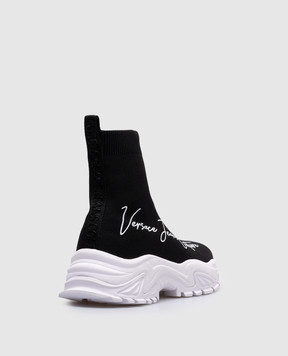 Versace Jeans Couture Черные снокеры Hiker с логотипом 77VA3SV5ZS681