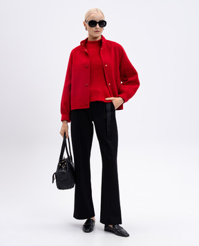 Twinset Красная куртка с шерстью 252TP2071
