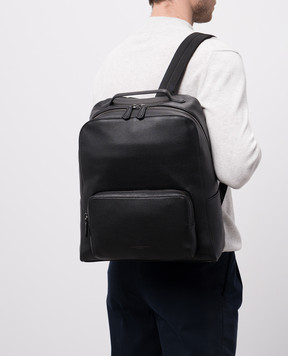Gianni Chiarini Черный кожаный рюкзак FLORENCE ZNUB178131GRNCRV