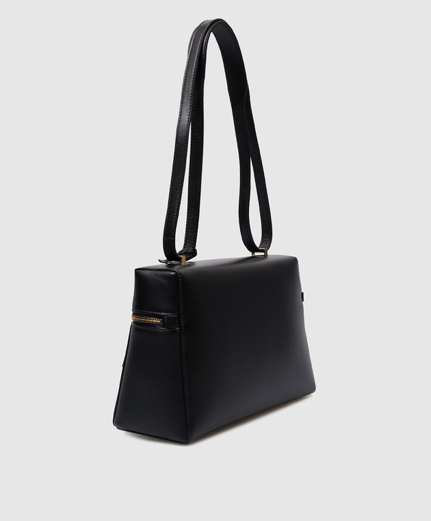 Loro Piana - Черная кожаная сумка Extra Bag FAN3462 купить в Symbol