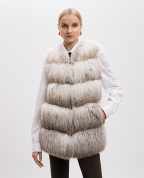 Rindi Жилет з хутра лисиці 521VO017NATURALE