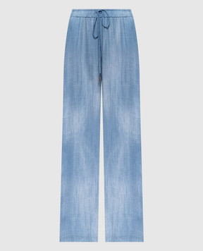 Ermanno Scervino Голубые палаццо D462P701EMY