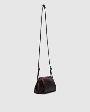 Bottega Veneta Коричневая кожаная сумка с плетением 794258VCPP1