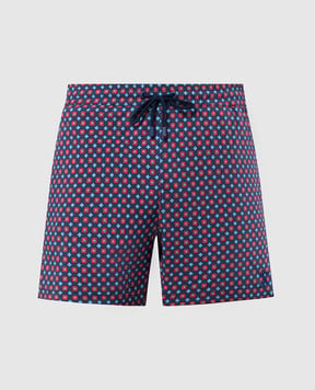 Stefano Ricci Голубые шорты для плавания с вышивкой логотипа MDB9200050B23500
