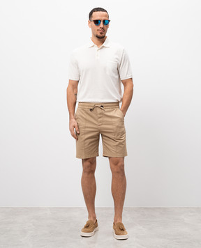 ISAIA Бежевые шорты PNCT21XP871
