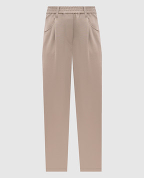 Brunello Cucinelli Бежевые штаны M0R24P7745