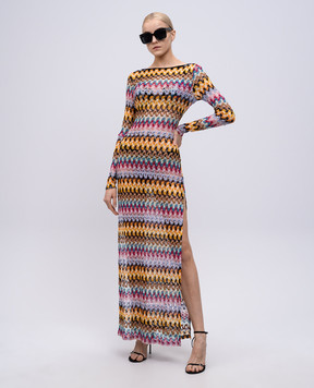 Missoni Ажурна пляжна сукня максі з люрексом MS25SQ14BR0000