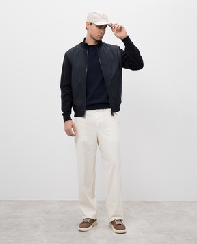 Canali Синій джемпер MK00145C0012