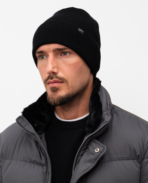 Woolrich Черная шапка с шерстью CFWOAC0331MRUF0659