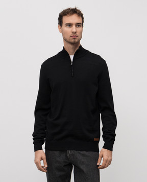 Trussardi Чорний джемпер з вовни M0068000008NMK607K02