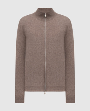 Brunello Cucinelli Коричневый кардиган из кашемира M2200106