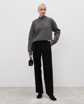 Jil Sander Чорні штани з вовни J02KA0365J40002