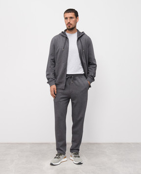 Brunello Cucinelli Серая спортивная куртка MW8639069G