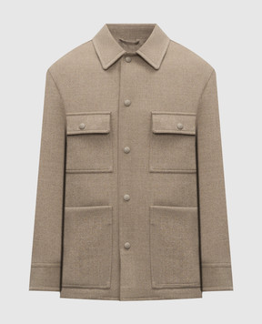Loro Piana Бежева куртка з вовни FAO3108