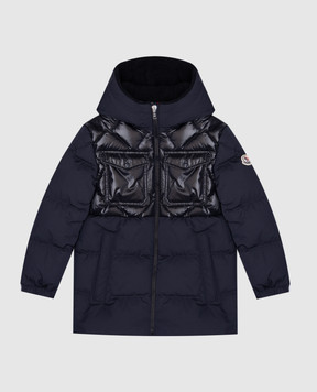 Moncler ENFANT Синій пуховик Bazzing J29541A0005254A91810