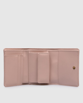 Dolce&Gabbana Розовый кожаный портмоне Devotion BI1269AV967