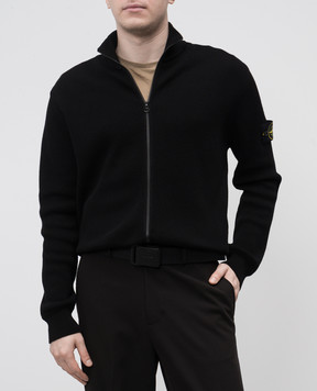 Stone Island Чорний ремінь з емблемою логотипа K1S159300948S0073
