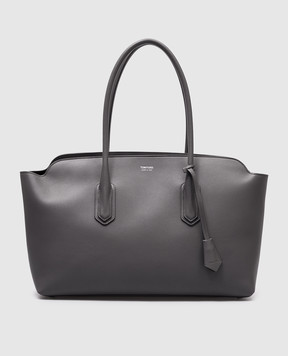 Tom Ford Сіра шкіряна сумка-тоут ALEXANDER L1890LCL490A