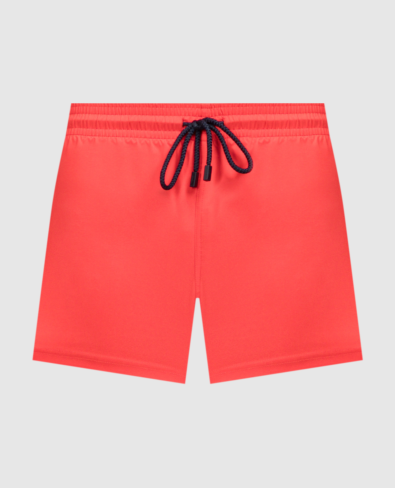 Red logo swim shorts