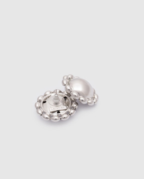 LELET NY Сріблясті сережки Lucia Dome LELFW241871RH