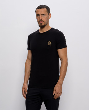 Versace Черная футболка Medusa AUU010051A10011