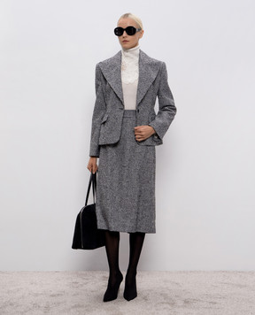 Ermanno Scervino Спідниця з вовною у візерунок D472O711WGO
