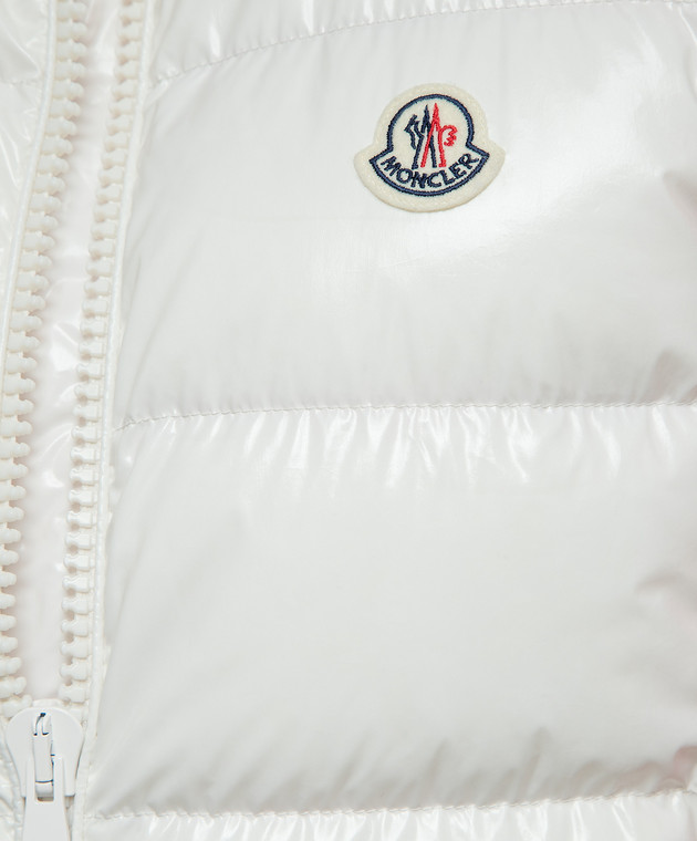 Moncler - Белый пуховый жилет Alcibia с нашивкой логотипа