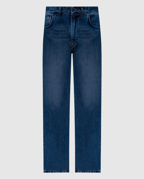ISAIA Синие джинсы с логотип патч DCRZ02DJ125