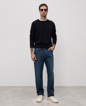 Trussardi Сині джинси з ефектом потертості P404H304775NMJ390D93