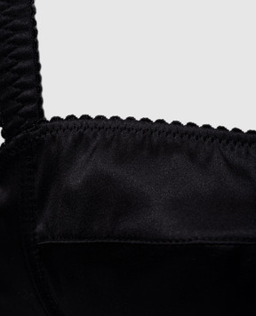Dolce&Gabbana Черный лиф из шелка O1A12TONO13