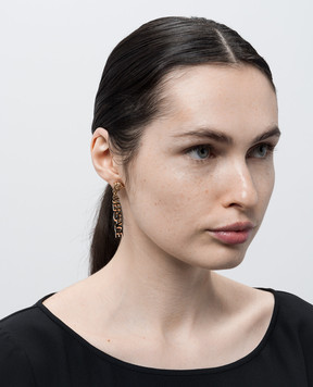 Versace Золотисті сержки La Medusa з логотипом 10022731A00620