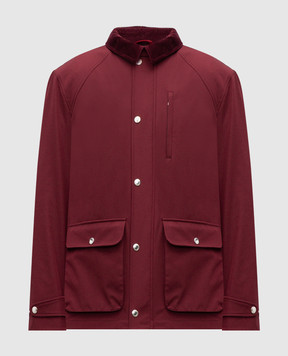 Brunello Cucinelli Бордова куртка MV4066340