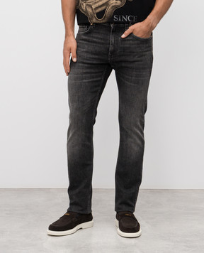 Versace Сірі джинси слім Medusa Rock 10194611A15048